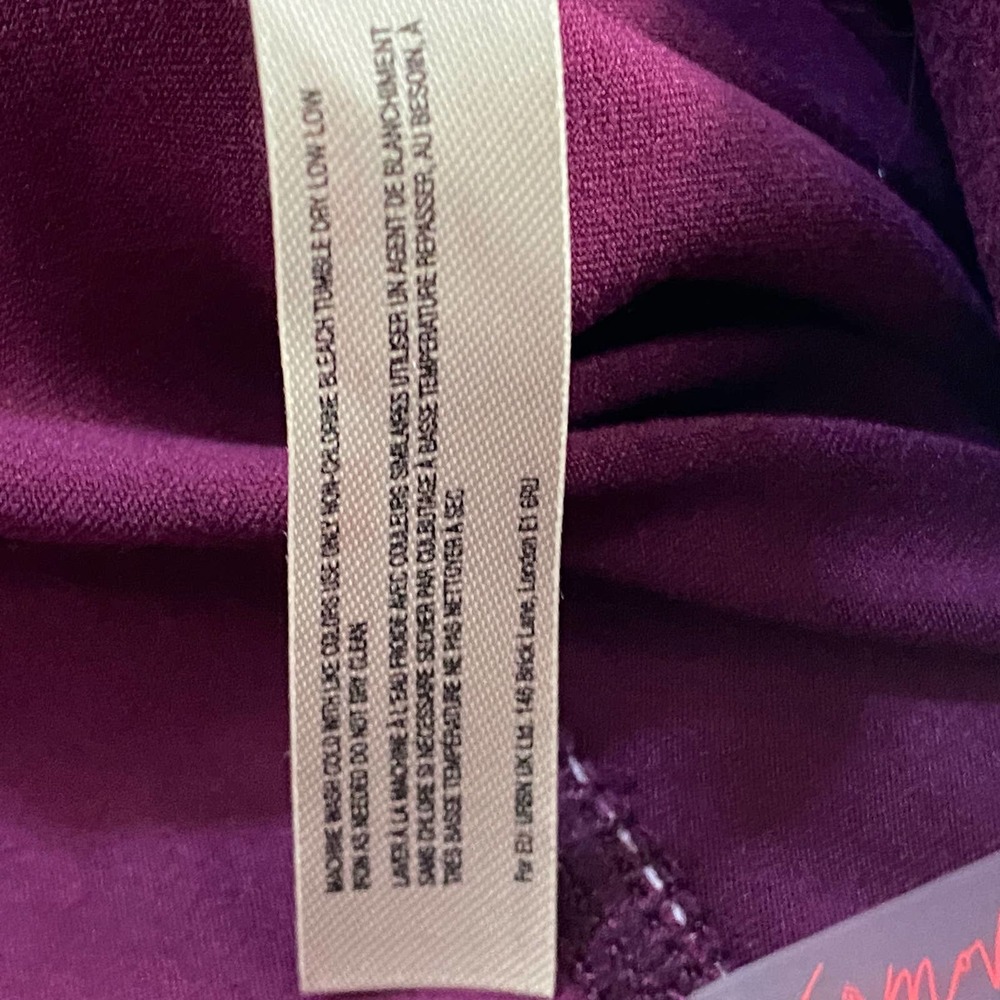 Free People Movement High-Rise Ankle Solid Plie All Day Legging Purple Sz XS NWT - Picture 6 of 13
